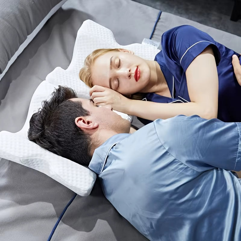 1Pc Sleeping Pillow Couple Pillow Arm Pillow Slow Rebound Pressure Cuddle Pillow Memory Foam Travel Arched Shaped U Pillow